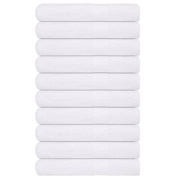 vidaXL Handdoeken FROGN 10 st 100x200 cm 360 g/m² wit, Verzenden, Nieuw, Wit