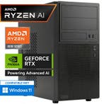 Ryzen 7 8700F - RTX 5050 - 32GB DDR5 - 1000GB Desktop PC, Computers en Software, Desktop Pc's, Nieuw