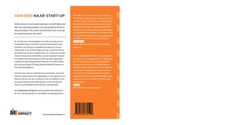 Van idee naar start up 9789462762190, Verzenden, Zo goed als nieuw