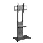 Mobiele TV Vloerstandaard 32-65 inch Draaibaar, Audio, Tv en Foto, Televisiebeugels, Verzenden, Nieuw
