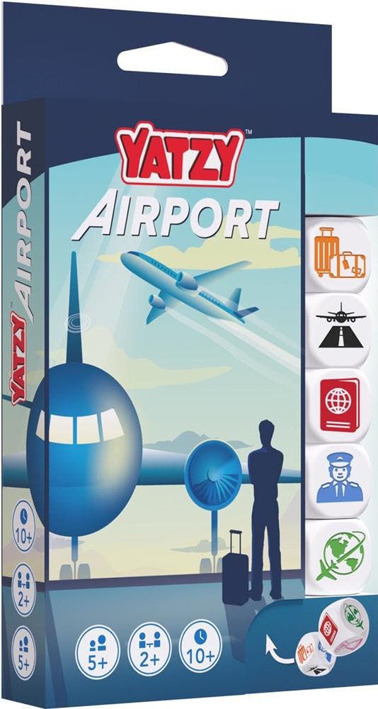 Airport Yatzy | Smart Games - Dobbelspellen, Hobby en Vrije tijd, Gezelschapsspellen | Bordspellen, Nieuw, Verzenden