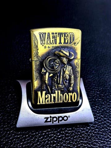 Zippo - Marlboro Wanted - Zonder minimumprijs - Aansteker -, Verzamelen, Nieuw