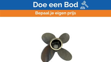 Bieden: Quicksilver Propeller 4-blade 23 x 15 Inch Right fo, Ophalen of Verzenden, Nieuw