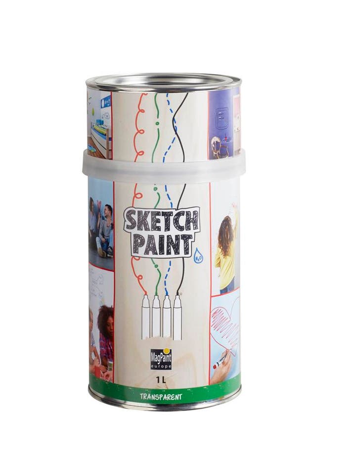 Whiteboardverf SketchPaint MagPaint - Transparant Glanzend -, Zakelijke goederen, Kantoor en Winkelinrichting | Magazijn, Stelling en Opslag