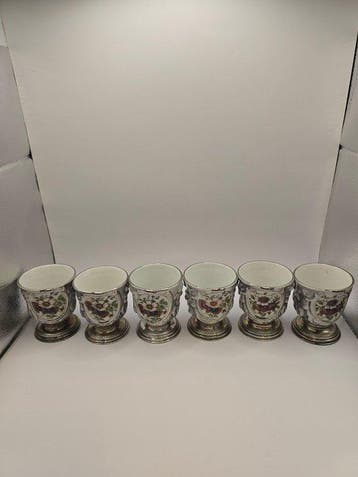 Koffieservies voor 6 (6) - .800 zilver