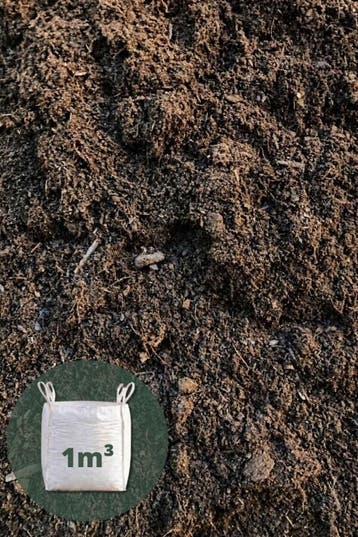 Organische bodemverbeteraar - Bigbag 1 m³ - voor siertuin en
