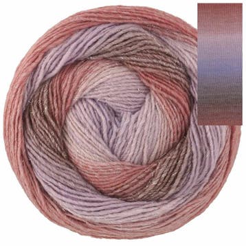 Lana Grossa Gomitolo Gala - 4040 Rozenmist - Kleurverloopg, Ophalen of Verzenden, Nieuw