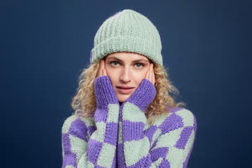 Haakpatroon Muts Quinley met kleurcontrast in WoolAddicts, Ophalen of Verzenden, Nieuw