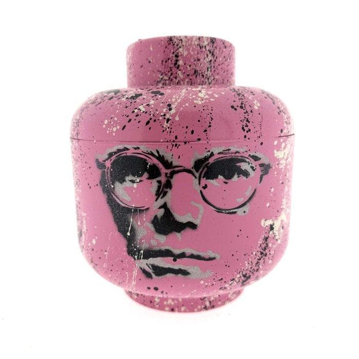 WhyCreationz (XX-XXI) - Andy Warholl Face Lego, Antiek en Kunst, Kunst | Designobjecten