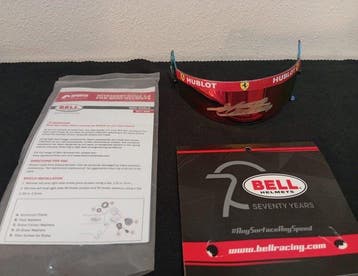 Ferrari - Helmet Visor - Charles Leclerc - 2024 - Schaal 1/2, Verzamelen, Automerken, Motoren en Formule 1, Nieuw