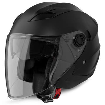 VINZ Calobra Jethelm met Zonnevizier | GRATIS 24u Bezorgd, Motoren, Verzenden, Nieuw met kaartje, Jethelm