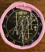 Finland. 2 Euro 2020 Turku (25 stuks) in muntrol (Zonder