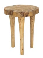 KURSI KRUK TEAK CM Ø 35X45, Ophalen of Verzenden, Nieuw