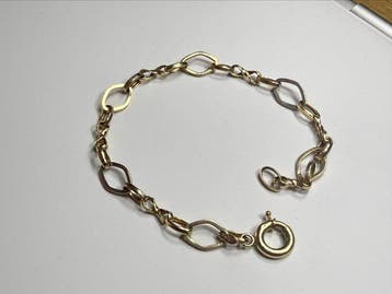 Schakelarmband - 14 karaat Geel goud - 586 Goud