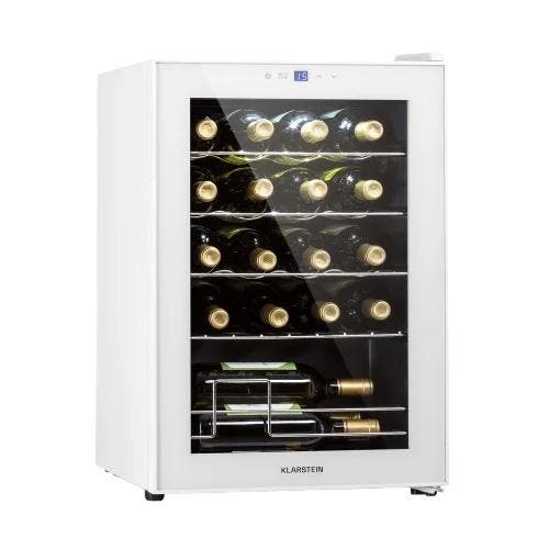 Wijnkoelkast 20 Flessen Wijnkoeler Wijnkast Wit Klimaatkast, Witgoed en Apparatuur, Koelkasten en IJskasten, Refurbished, Minder dan 45 cm