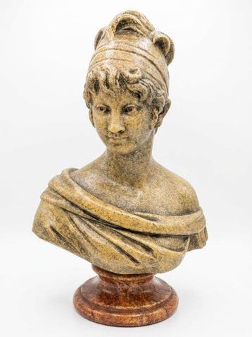 Buste, Busto decorativo in stile classico greco-romano -, Antiek en Kunst