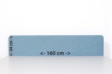 Geluidswerende voorzetwand, 160x40cm, blauw-groen, Zakelijke goederen, Kantoor en Winkelinrichting | Kantoormeubilair en Inrichting