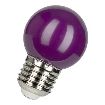 Bailey LED kogellamp Gekleurd E27 1W 30lm Paars Niet-Dimbaar, Ophalen of Verzenden, Nieuw