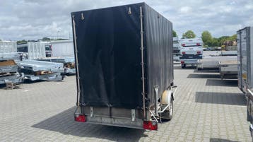 750Kg Bakwagen + Huif 180cm, Auto diversen, Ophalen of Verzenden, Gebruikt