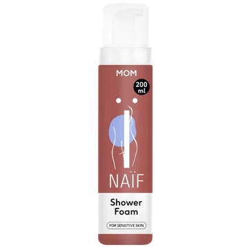 Naïf Mom Caring Shower Foam - 200ml, Ophalen of Verzenden, Nieuw, Overige typen