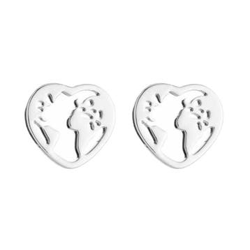 Fako Bijoux - Oorbellen - Steker - RVS - Stainless Steel -, Verzenden, Nieuw