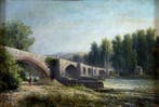 Luisa Rambaldi (XIX) - Veduta del Ponte della Maddalena a