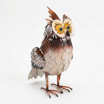 Owl - Beeldje - Staal