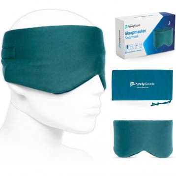 PurelyGoods Slaapmasker Katoen – Oceaan Blauw, Verzenden, Nieuw, Overige typen