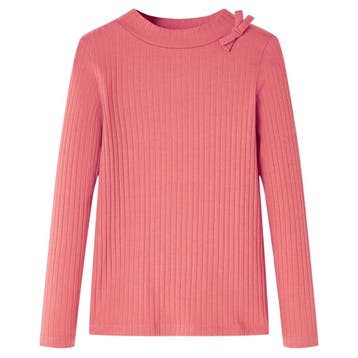 vidaXL Kindershirt met lange mouwen 104 oudroze, Verzenden, Nieuw