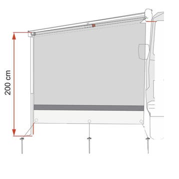Fiamma Side W Pro F40 Van, Nieuw