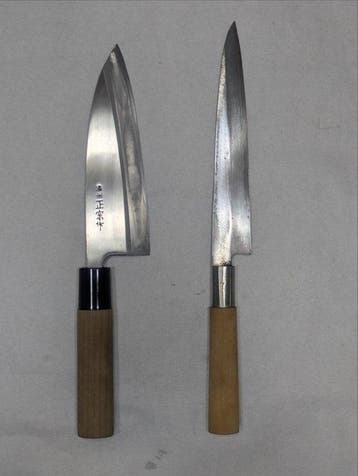 Keukenmes - Staal, Hout - Japan - Japanse vervaardigde