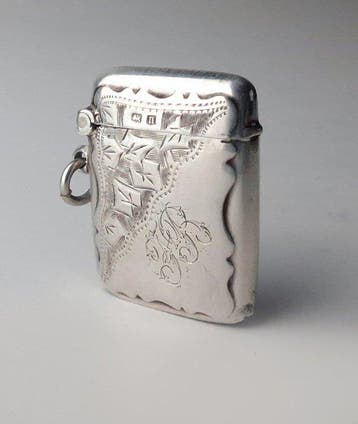 R. Hovenden & Sons Ltd - Vesta doosje - .925 zilver -