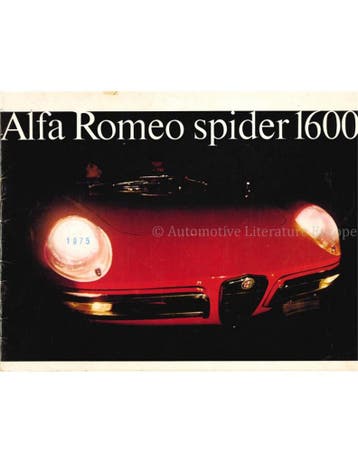 1966 ALFA ROMEO SPIDER 1600 BROCHURE FRANS, Nieuw, Alfa Romeo, Author