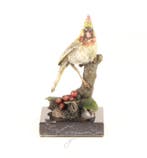 Figuur - A BRONZE SCULPTURE OF A NORTHERN CARDINAL BIRD NO