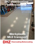 80m2 2K Epoxy Garagevloer coating  Werkplaats Betoncoating, Doe-het-zelf en Verbouw, Verzenden, Wit, Nieuw, Verf