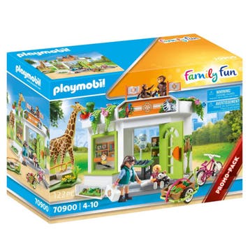 PLAYMOBIL - Family Fun Dierenartspraktijk in de dierentuin -, Verzenden, Nieuw