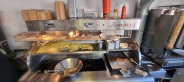 Nog te reviseren - Perfecta bakwand friteuse 2x 3 mands en b, Ophalen of Verzenden, Gebruikt