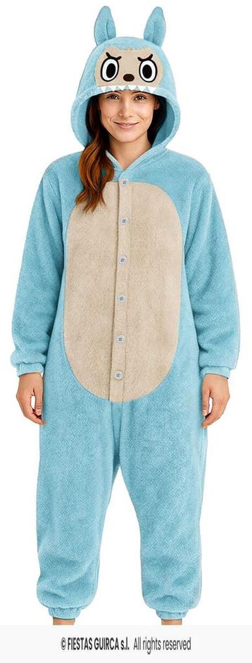 Lulu Monster Onesie Vrouw Blauw, Ophalen of Verzenden, Nieuw