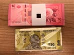 Wereld. - 2 bundles - 200 banknotes - Various Dates (Zonder