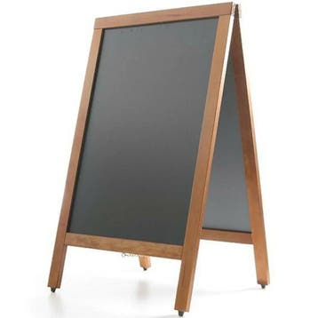 Krijtstoepbord | Hout | 500x450x850(h)mm HENDI, Verzenden, Nieuw in verpakking