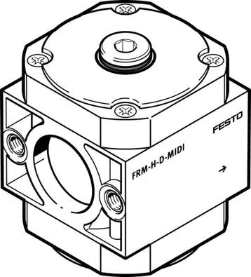 Festo Aftakkingsmodule 0.2-16bar 5100l/min Midi - 170688, Verzenden, Nieuw