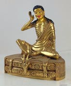 Beeld, Beeld, bijzonder beeld Tibetaanse yogi en meester, Antiek en Kunst
