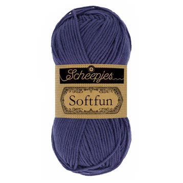 Scheepjes Softfun - 2463 Purple - Haakgaren / Breigaren, Ophalen of Verzenden, Nieuw, Breien of Haken, Wol of Garen