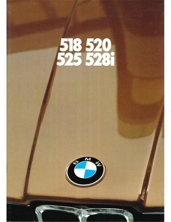 1980 BMW 5 SERIE BROCHURE FRANS, Boeken, Auto's | Folders en Tijdschriften, BMW