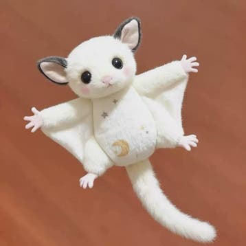 Schattige Sugar Glider Pluche Sleutelhanger - Zachte Vliegen, Verzenden, Nieuw
