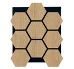 Hexagon Vilt Woodie Paneel Light, Nieuw