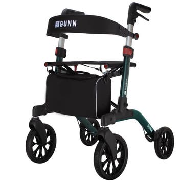 Qunn Brooklyn rollator met softwielen - Groen, Diversen, Ophalen of Verzenden, Nieuw