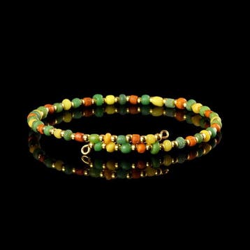 Oud-Romeins, Keizerrijk Armband met Romeinse kleurrijke