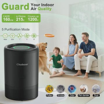 Chuboor PJ08 Luchtreiniger met HEPA Filter, App Bediening &, Verzenden, Nieuw