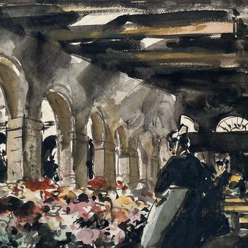 Raymond Renéfer (1879–1957) - Marché aux fleurs en Bretagne